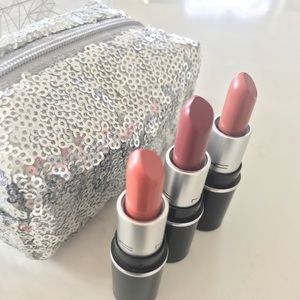 Mac Snowball Mini Lipstick Set of 3 Brand New BNIB